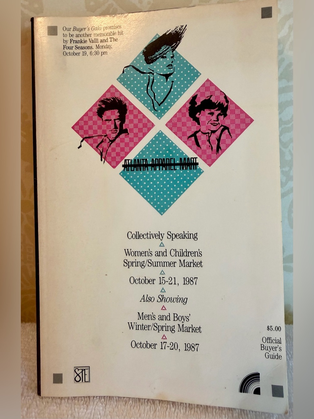 Vintage 1987 Atlanta Apparel Mart Official Buyer’s Guide Women’s Market Director